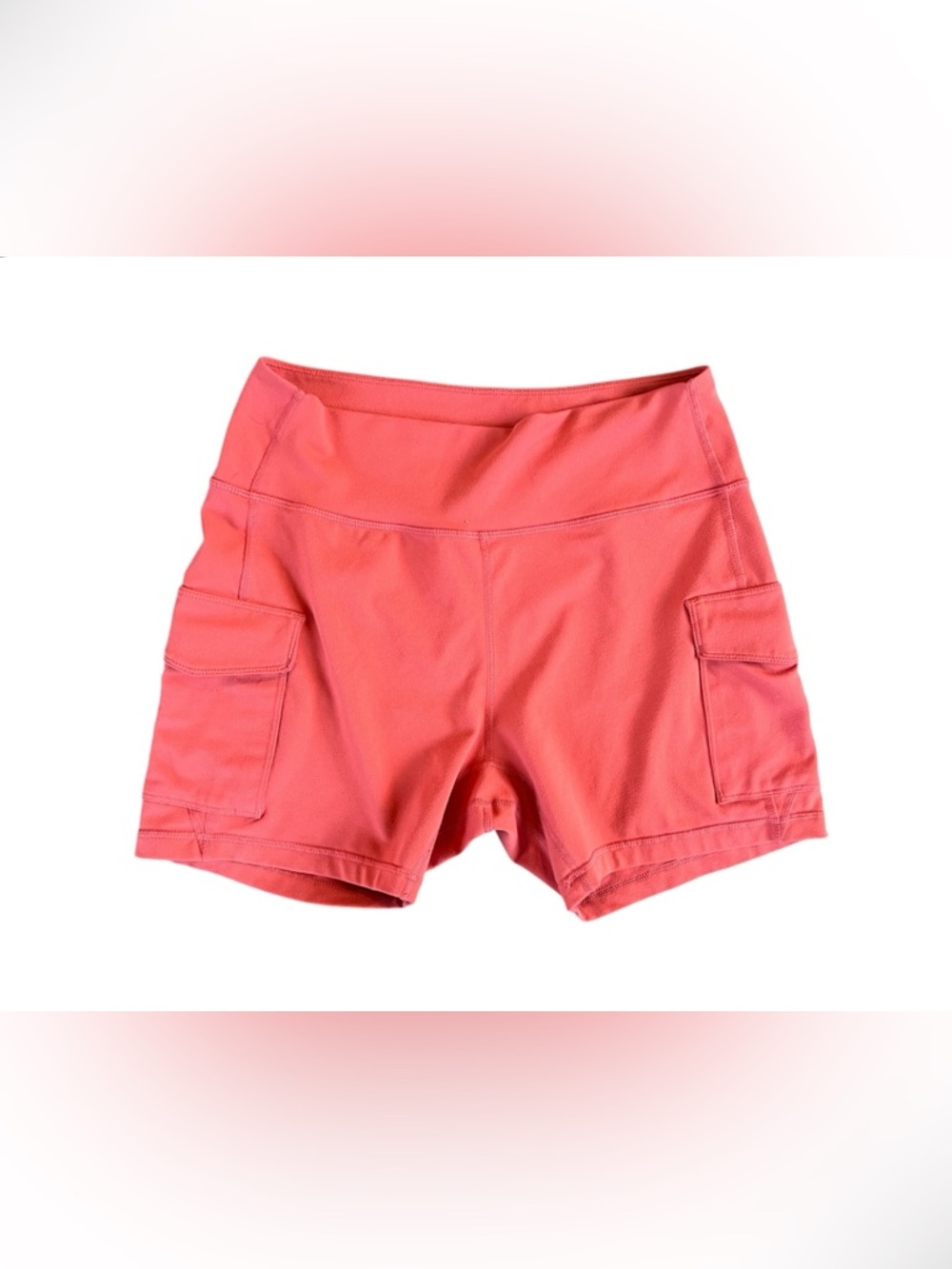 Ododos Women’s Coral Bike Shorts with Cargo Pockets